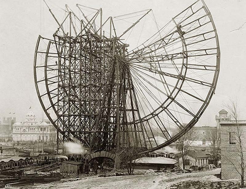 The world’s first Ferris wheel.