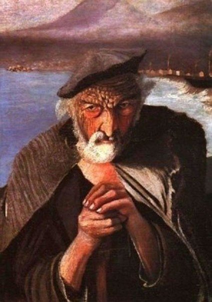 En 1902, el artista húngaro Tivadar Kostka Chontvári pintó la obra “El Viejo Pescador”.