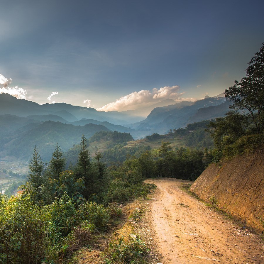 Road to Lao Cai, northern Vietnam
