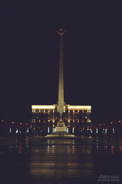 Nuit de Karaganda (Kazakhstan). - 2