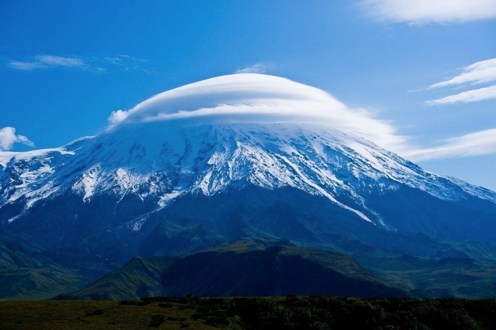 Volcán Ostroy Tolbachik, Kamchatka, Rusia.