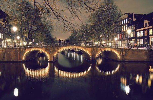 Вечерний Амстердам, Нидерланды