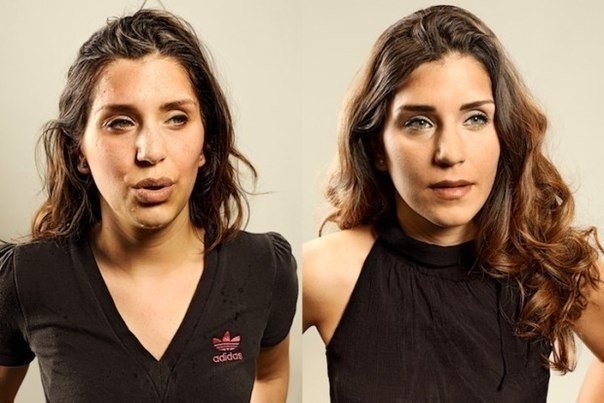 Antes y después de la carrera. El verano pasado, la fotógrafa Sacha Goldberger organizó una interesante sesión fotográfica. - 8