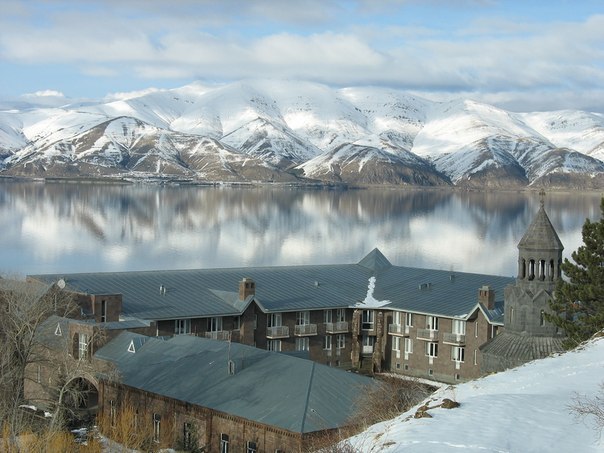 Sevan is a lake in Armenia, at an altitude of about 1900 m
