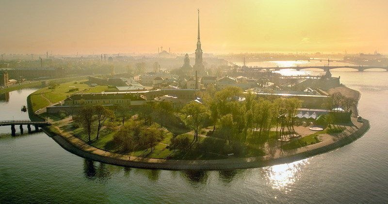 Петропавловская крепость в Санкт-Петербурге, Россия
