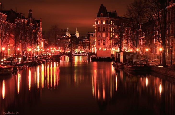 Night Amsterdam, Netherlands