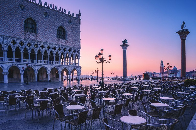 Площадь Сан-Марко, Венеция, Италия