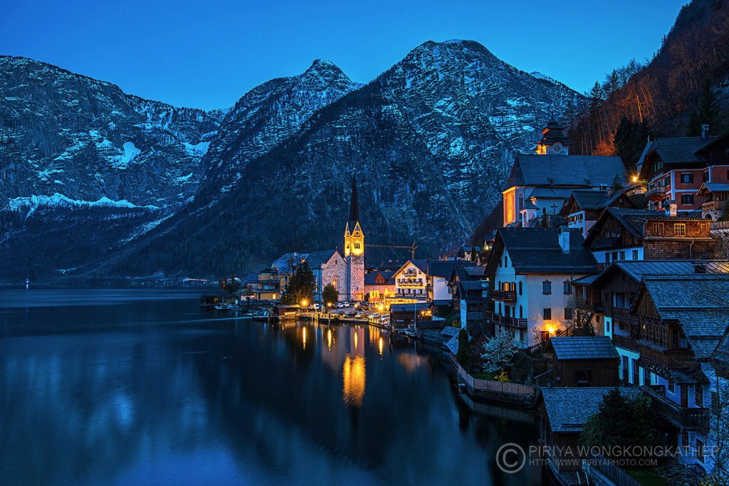 Вечерний Гальштат, Австрия