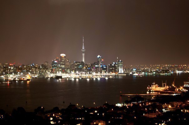 Нічний Окленд, Нова Зеландія