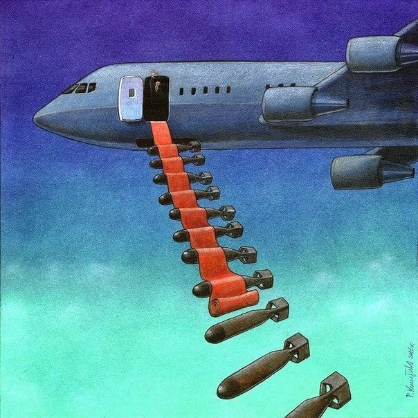 Карикатурист Pawel Kuczynski. Павел Качински (Pawel Kuczynski) родился в 1976 году в Польше. Окончил Академию Изящных Искусств Познани. Работает в жанре социальной карикатуры - 5