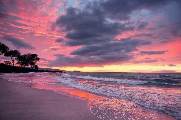 Sunset on the coast, Brazil