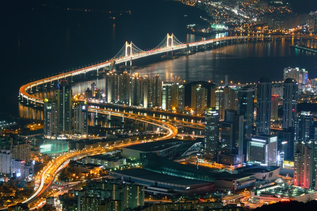 Мост Кванъан, Пусан, Южная Корея