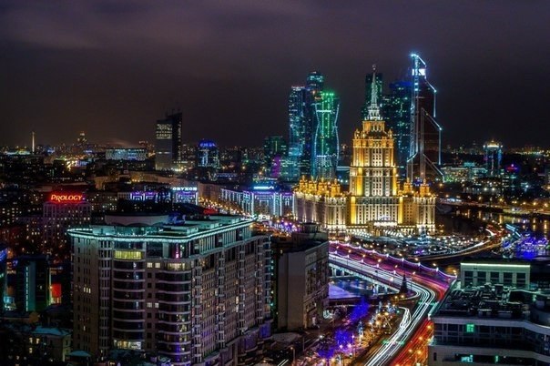 Ночная Москва, Россия
