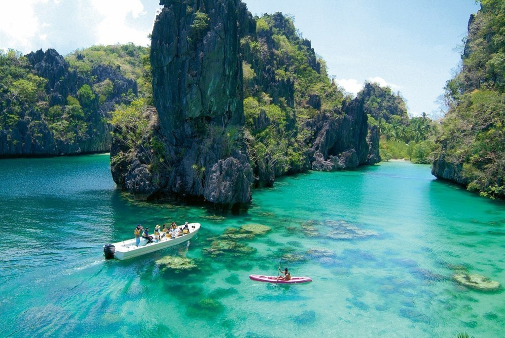 Lagoon off Palawan Island, Philippines