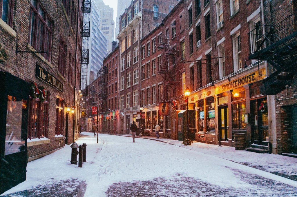 Winter in New York, USA