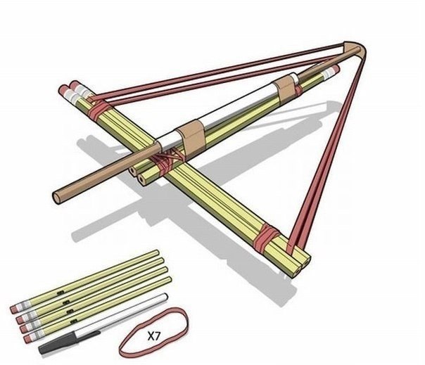Офисный мини арбалет. Для тех, кому скучно на работе - 7