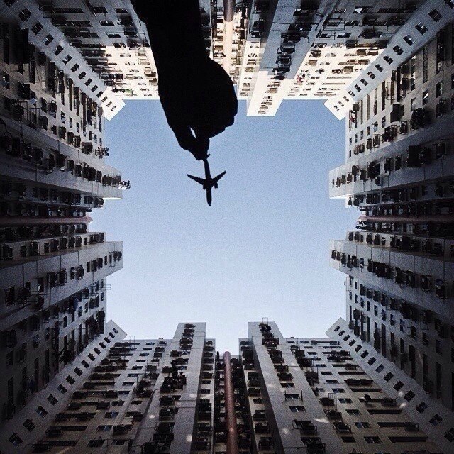 Арт-проект "Самолет в руке" - 7