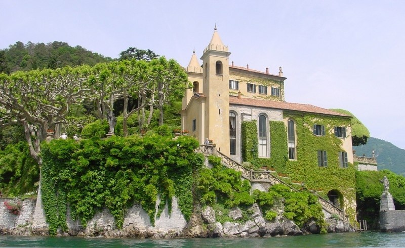 Вилла дель Бальбьянелло на озере Комо, Италия
