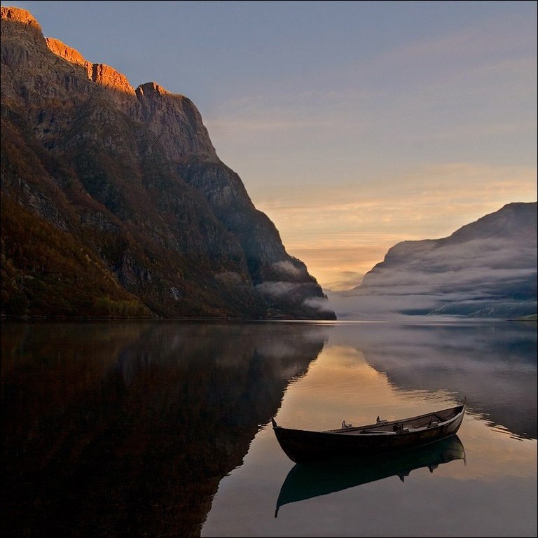 Landscapes of Norway, beckoning for their loneliness