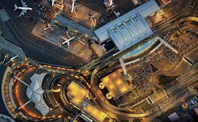 Фотограф: Джеффри Милштейн . Самые крупные аэропорты мира с высоты птичьего полета - 7