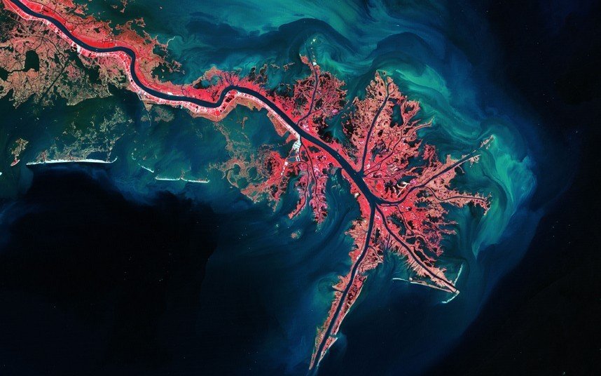 Планета Земля из космоса