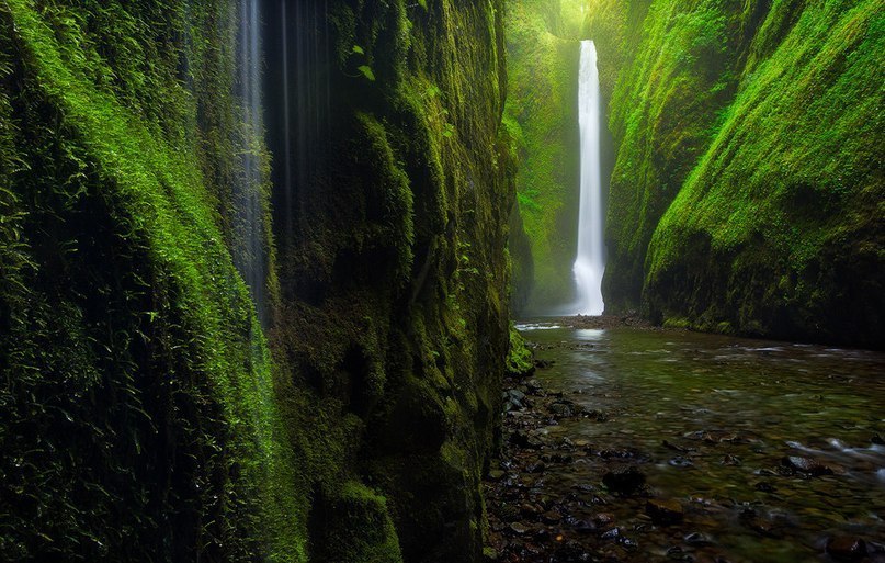 Водопад Хайдден, Орегон, США