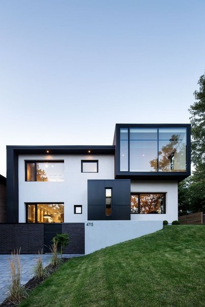 The Black and White Connaught Residence in Montreal