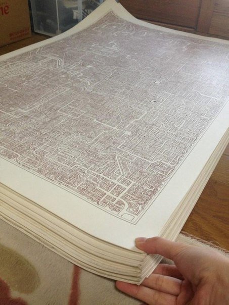 Папины лабиринты - немыслимо сложные чертежи, которые рисовал университетский дворник в Японии на протяжении семи лет; спустя 30 лет эти стопки находит его дочь и публикует в своем твиттере под ником Kya7y