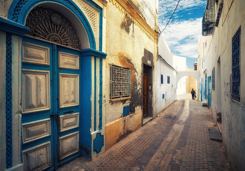 Улочка Кайруна, Тунис