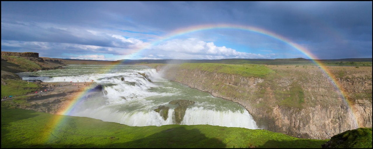 Gullfoss waterfall, Исландия