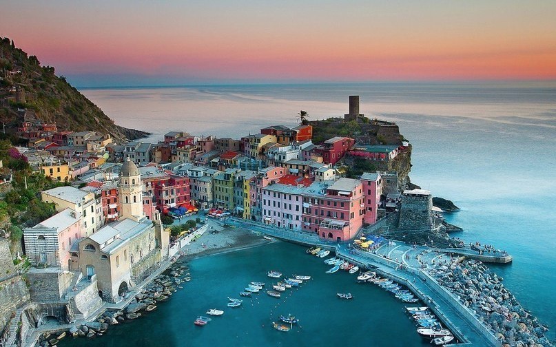 Вид на Вернаццу, Италия