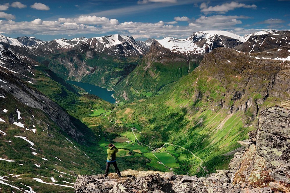 Вид на долину, Норвегия