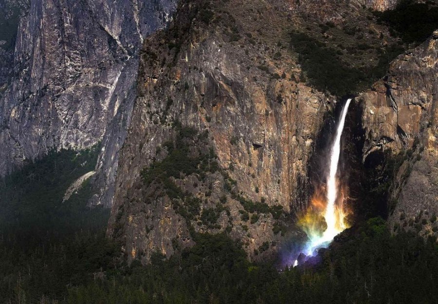 «Лошадиный хвост», водопад в Йосемити. США - 6