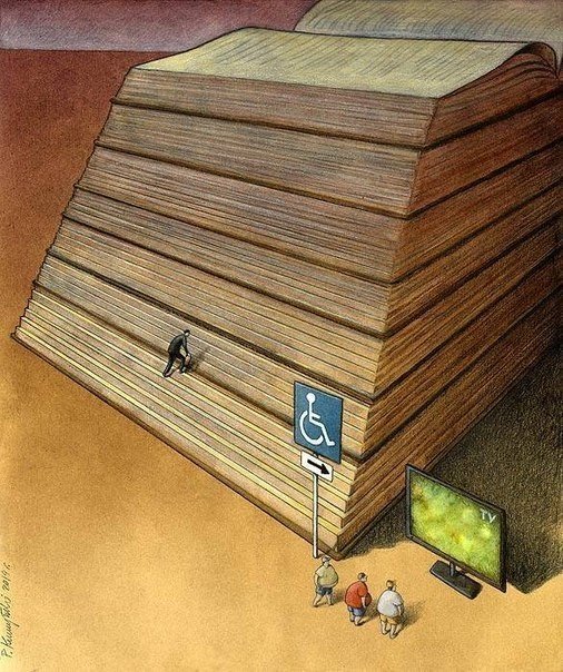 Карикатурист Pawel Kuczynski. Павел Качински (Pawel Kuczynski) родился в 1976 году в Польше. Окончил Академию Изящных Искусств Познани. Работает в жанре социальной карикатуры - 6