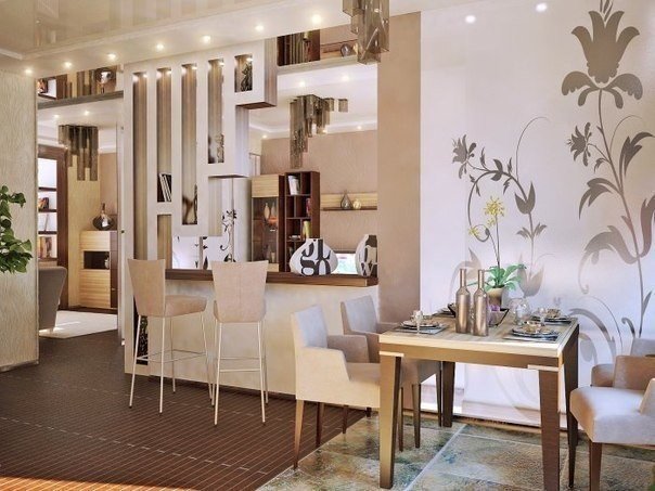 Дизайн небольшой современной квартиры - 5