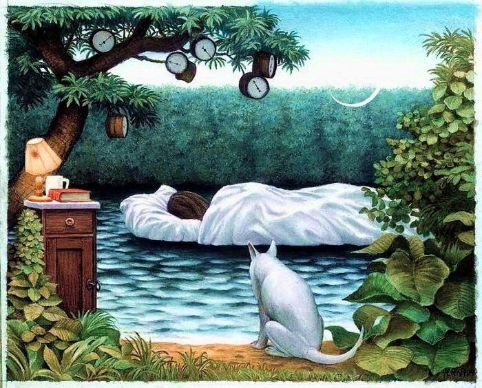 Безудержная фантазия в картинах польского художника Яцека Йерки - 6