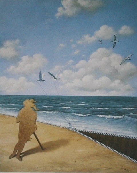 Работы польского художника-сюрреалиста Рафаля Олбински - 5