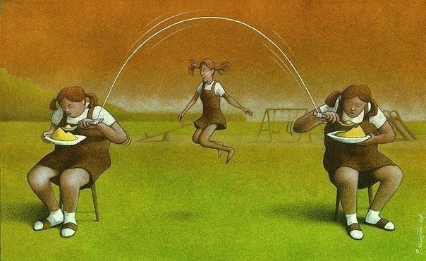 Карикатурист Pawel Kuczynski. Павел Качински (Pawel Kuczynski) родился в 1976 году в Польше. Окончил Академию Изящных Искусств Познани. Работает в жанре социальной карикатуры