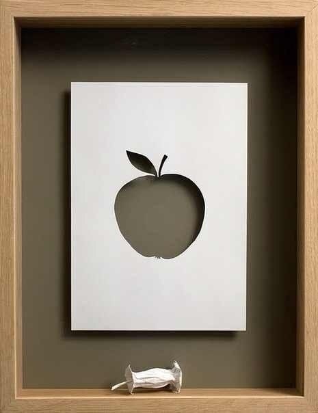 Скульптуры из одного листа бумаги. Датский художник Питер Каллесен создает невероятные произведения искусства из одного листа бумаги формата А4. Вырезая и складывая, он создает невероятные сцены из самого простого материала – бумаги - 5