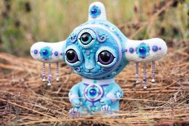 Инопланетные игрушки от Марьяны Копыловой из Харькова