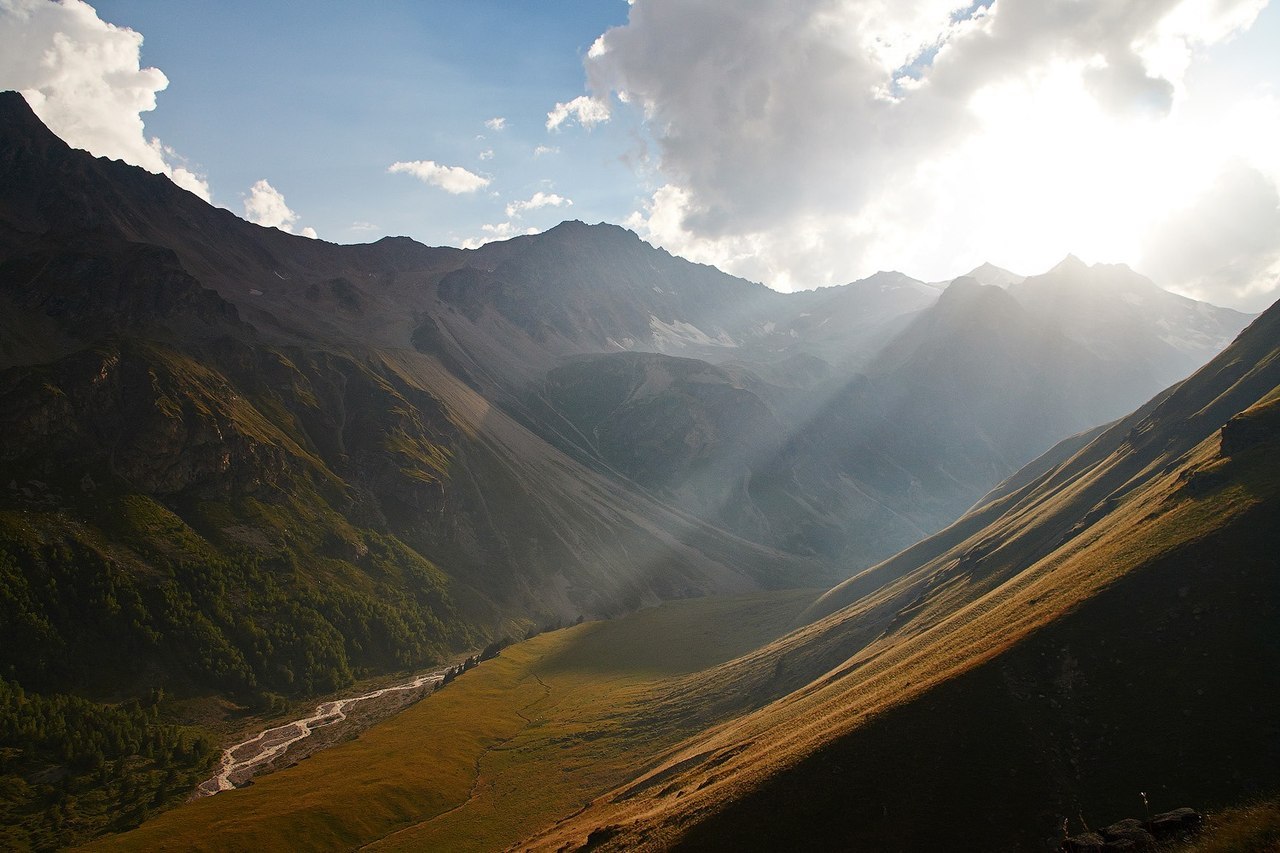 Elbrus. The Great Caucasus Range