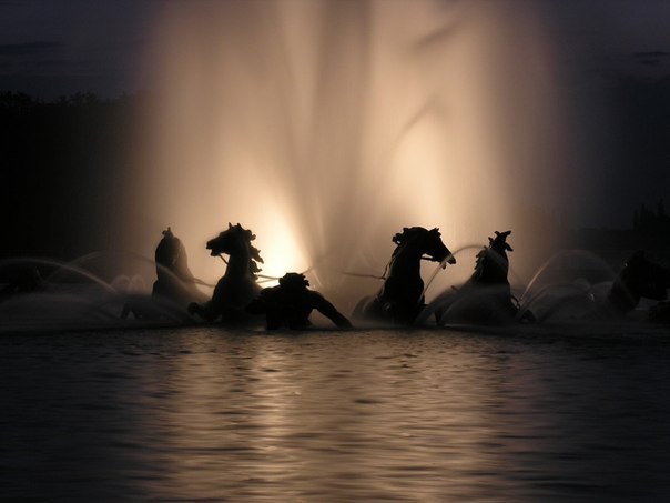 Fountain in Versailles, France