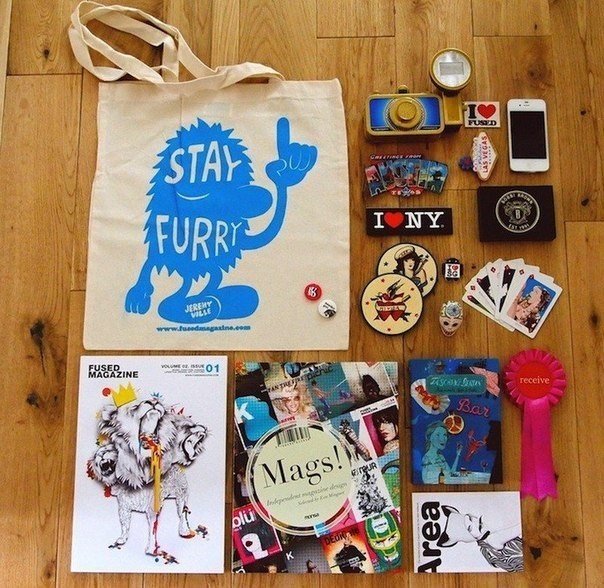 Дизайнер Даниэль Эклер исследовал содержимое сумок творческих людей - 5