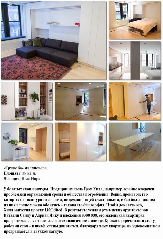 10 самых удивительных миниатюрных квартир. Сегодня мы покажем вам 10 миниатюрных квартир, поражающих воображение. Красота и удобство всего на 10-40 кв.м - 8