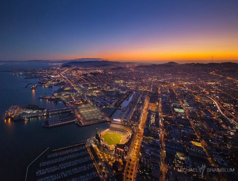Полет над вечерним Сан-Франциско - 6