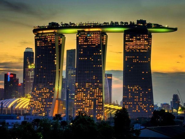 Luxury Hotel Marina Bay Sands in Singapore
