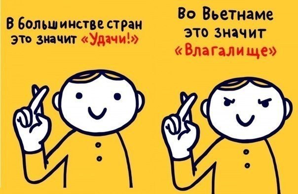 Что означают жесты в разных странах?. Если вы отправляетесь за границу и не знаете языка посещаемой вами страны, то на помощь приходит язык жестов. Однако один и тот же жест может быть безобидным в одной стране, а в другой - считаться неуважительным и даж - 6