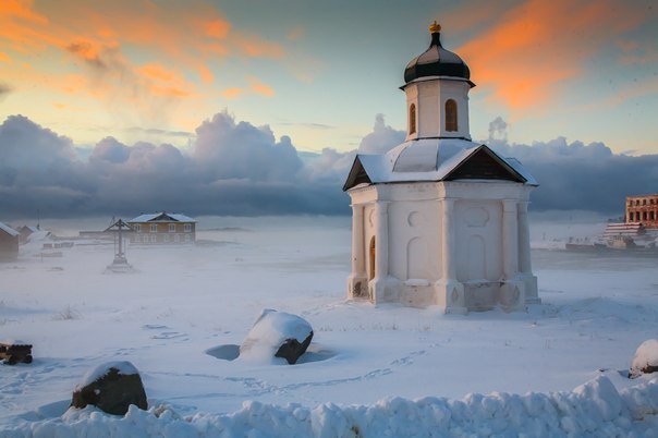Зима на Соловецких островах. Белое море. Россия - 6