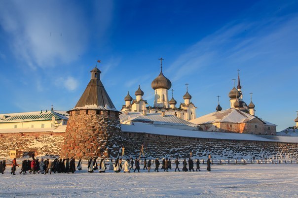 Зима на Соловецких островах. Белое море. Россия - 7