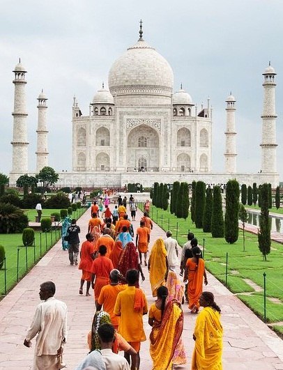 Mausoleum Taj Mahal, Agra, India